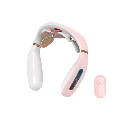 China Low Frequency Cervical Care Machine Shoulder NECK Pulse Back and Electric Smart Smart Infrared Neck Massager for sale