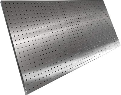 China Tool Display Racks Brushed Stainless Steel Pegboard MX Tool Panel Display Racks for sale