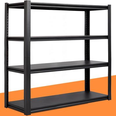 China Corrosion Protection 4 Tier Adjustable Metal Shelves For Garage Storage Heavy Duty Shelving Unit for sale