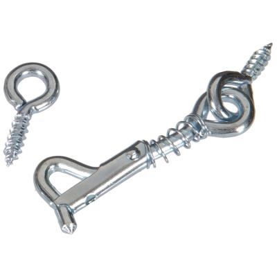 China 2021 Heavy Industry Quality Hardware Stainless Steel Nut Lock Buckle Security Guaranteed Unique Industrial Hook With Eye for sale