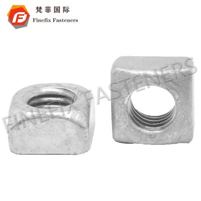 China Heavy Industry DIN562 M3 M4 M5 M6 Square Threaded Lock Nuts Stainless Steel Square M3 Weld Nut for sale