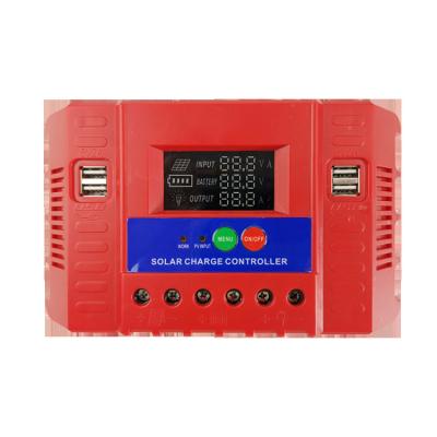 China Charger controller YONGFA 12V/24V 50A PWM SOLAR CHARGE CONTROLLER 4 usb for sale