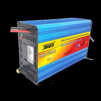 China Qi YongFa 12v Portable 30 Amp Lead Acid Battery Charger 4 Phase 12v 30A DC to AC Lead Acid Battery Charger for Car for sale