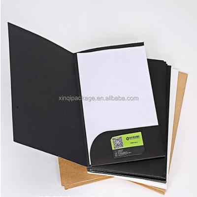 China 100% Handmade Eco-friendly Office A4 Cardboard Folder Document File Presentation Folder Paper Folders for sale