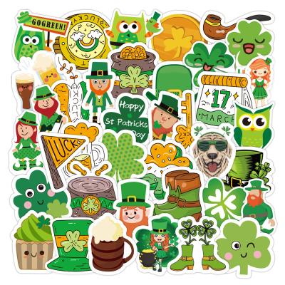 China Waterproof+Eco-friendly 50pcs Easter Styles Sticker Water Bottle Sticker Luggage Laptop Fashion Mobile Sticker for sale