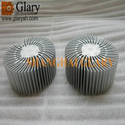 China GLR-HS-1757 100mm round coolings, aluminum extrusion profile heatsinks for sale