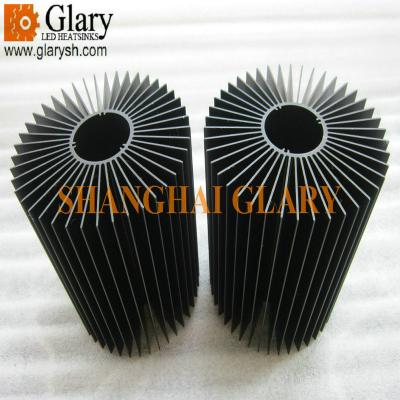 China GLR-HS-720 black anodized extrusion aluminum radiator, 3.75