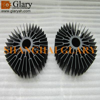 China GLR-HS-443 150mm round aluminum extrusion heatsink profile, 5.91