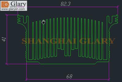 China GLR-CHS-001 aluminum heat sink profiles for sale