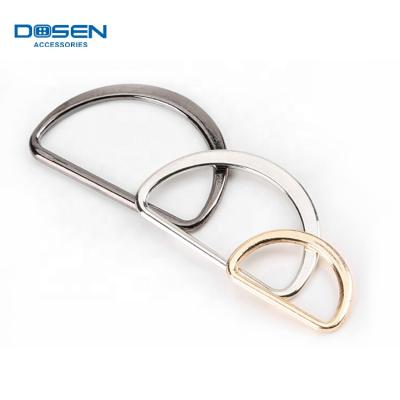 China Hot Sale DDK-1091 Wholesale Cheap Custom Metal D Clip Belt Buckle For Handbags for sale