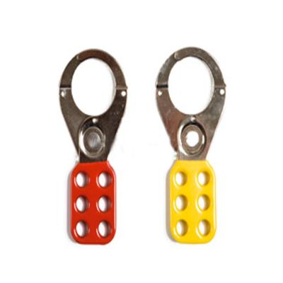 China Wholesale Steel + Nylon Made Lockey Red Tagout Proof Locks 6 Holes Security Steel Lockout Latch 25MM & 38MM for sale