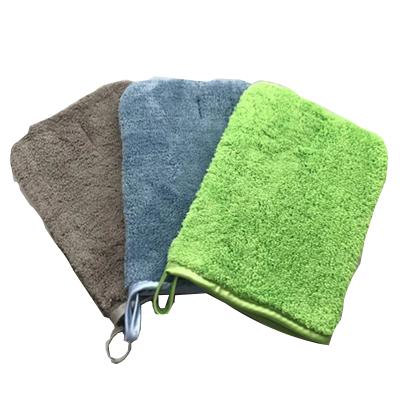 China Jiangsu Changshu Factory Eco-friendly Microfiber Super Clean Dust Dish 100% Cleaning Glove for sale