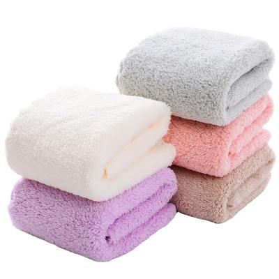 China Eco - Friendly Compressed Terry Soft Microfiber Fabric Face Towels for sale