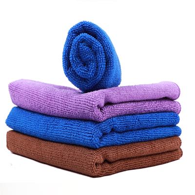 China Super Absorption Soft Compressed Microfiber Terry Face Towel Hand Towel for sale