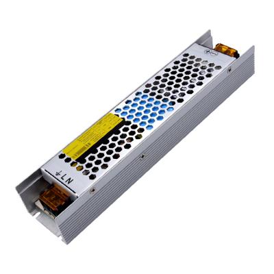 China IP20 100 conductor 24V del vatio LED 240 a 12 voltios DC bajo fuente de alimentación de la iluminación del gabinete en venta