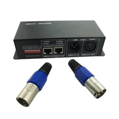 중국 DMX512 디코더는 스트립 제어기에게 3 채널 8A/CH를 보내게 했습니다 판매용