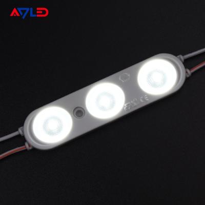 中国 LEDモジュールDC 12V 2.5W SMD 2835 IP67 3 LEDs 170度レンズLEDモジュール 販売のため