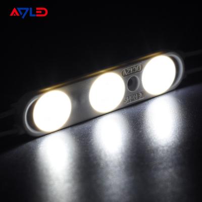 China El módulo impermeable del LED enciende 2835 el solo módulo de la inyección del color LED SMD LED de 12V 3 LED en venta