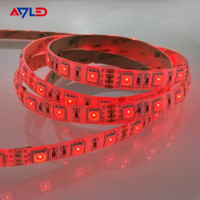 China RGB 5050 cor vermelha LED Strip Light, 60/m, 10mm de largura, pelo 5m Reel atacado à venda