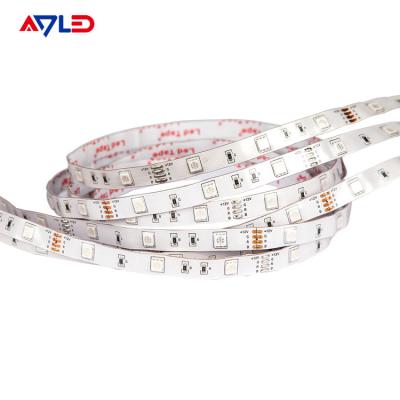 China SMD 5050 van RGB LEIDEN Openlucht Waterdicht Strook Lichte 4 Pin Synced To Music Sound 12V 24V Te koop