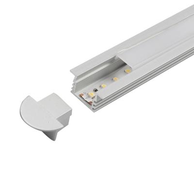 China 12 mm Led Profil eingebetteter Kanal 1612B Aluminiumstreifenleuchten zu verkaufen