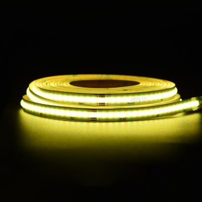 China Where To Cut 12 Volt Led Strip Lights Kitchens Edges Decoration 10W/M 480LEDs Cob Led Lights for sale