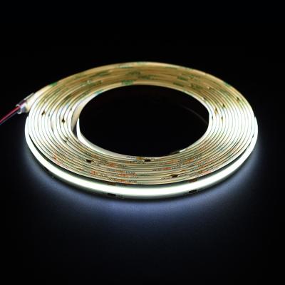 China Suministro 528 Chips 10mm Cob Led Strip Light 12V / 24V para proyectos de iluminación de gabinete DIY en venta