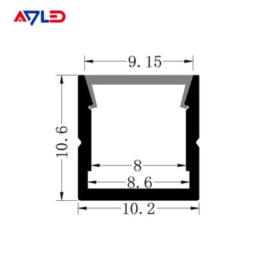 중국 PC Diffuser Mounted Alloy Frame Perfiles retangle channel strip lights lED aluminum profile 판매용