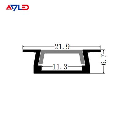 Cina 11mm pcs borad  15.8*6.7mm Led Strip Light Aluminum Profile Easy Installation Led Aluminum in vendita