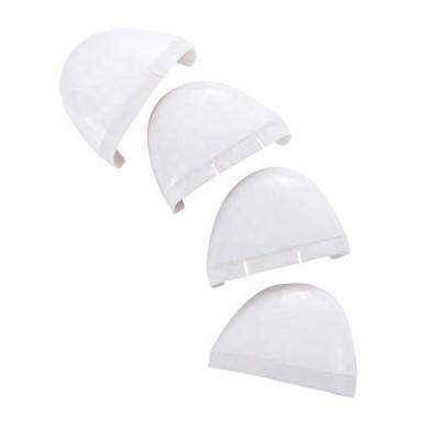 China Military PC Boots Inserts Accessory PC Toe Covers 604# Non-tape Safety Shoes Plastic Toe Cap for sale