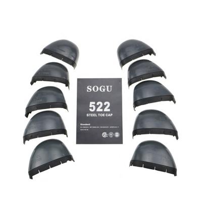 China Anti Damage Safety Work Shoe Fashion Cheap Steel Cap Round Toe Binding Inserts Parts 522# Removable Steel Toe Caps for sale