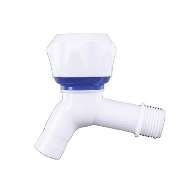 China Modern Plastic POM Kitchen Bathroom Faucet Wall Mounted For Cold Water for sale