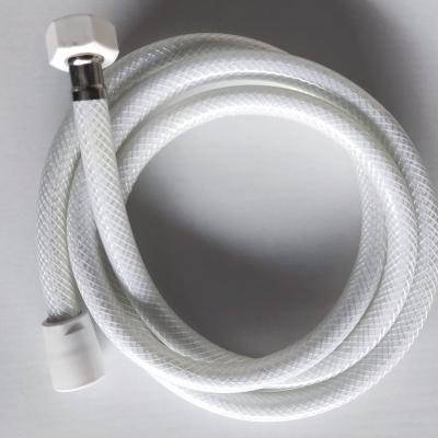 China Modern Good Price High Quality White Color PVC Flexible Hose Plastic Material Use For Shower for sale