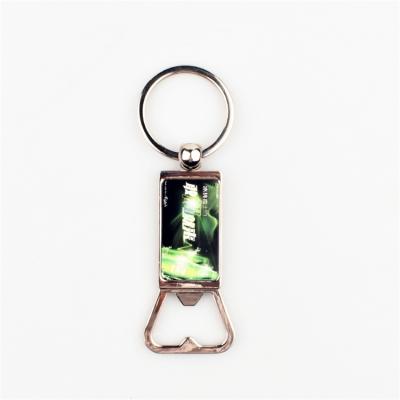 China High Quality Sublimation Memorable Promotional Metal Bottle Opener Metal Keychains Metal Keychains 2022 Gift Keepsake Key Chain for sale