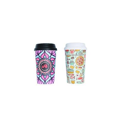 China 2021 viable new custom sublimation of 380ml polymer double wall drinkable tumbler model for sale