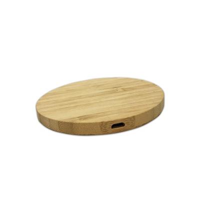 China 5W 10W Mobile Phone Eco-Friendly Bamboo Wireless Charger For Smart Phone for sale