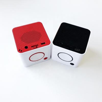 China Custom Cheap Portable Mini Wireless Speaker Wireless Speaker New Arrival For Desktop Square Shape for sale