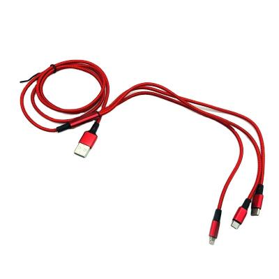 China LED Display USB Cable 1M Charging Cord 3-in-1 for sale