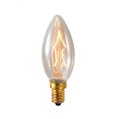 China Aluminum Factory Selling New Style Clear/Amber Clear Glass Incandescent E27 Bulb for sale