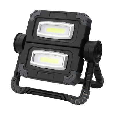 China USB Charge 2* 10W Rechargeable Portable Waterproof COB LED Flood Lights For Outdoor Light for sale