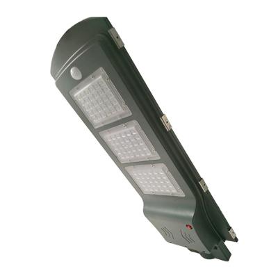 China Garden 60W 2 in 1 Solar LED Street Light with 10AH Lithium Iron Phosphate Battery Solar LED Street Light for sale