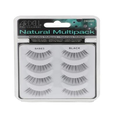 China New Comfortable Wholesale Natural Long Eyelash Silk Mink False Eyelashes for sale