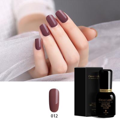 China Color Removable Solid Nude Series Product Salon Beauty Salon UV Gel Nail Polish Set for sale