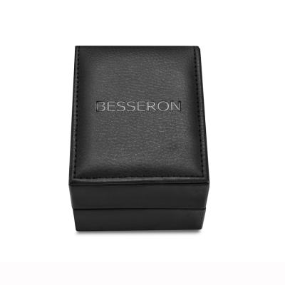 China Fashion Square Box Packing Case High Quality Luxury Leather Packing Oem Logo Package Cardboard Custom Watch Box for sale