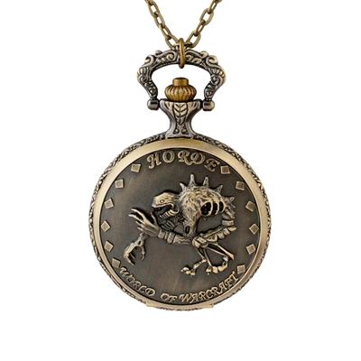 China The World Big Time Monster Type Cover Antique Bronze Cheap Pocket Watch for sale