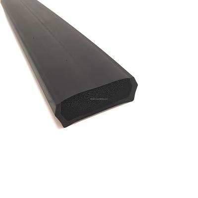 China Cars/Trucks/Ships Custom Flat Rubber Seal Strip  Rectangle Extrusion Square Silicone Foam Sponge Rubber Seal Strip for sale