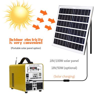 China 540Wh Sine Wave Storage Solar Power Bank Solar Power Station Pure Home Portable Solar Power Systems For Outdoor for sale