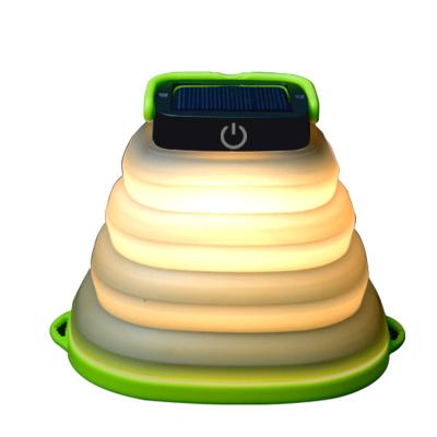 China Hot Selling 100% Eco-friendly Folding 100% OEM ODM Solar Inflatable Solar Inflatable Camping Light Waterproof Solar LED Lamp For Outdoor for sale