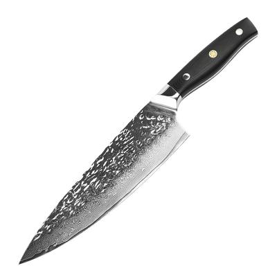 China Durable Factory Wholesale Sharp Steel Blade Kitchen Chef's Damascus Knife for sale