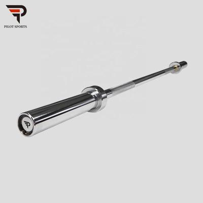 China Universal Gym Competition Fitness Equipment Weightlifting Power Training Regular Electroplate Barbell Bar for sale